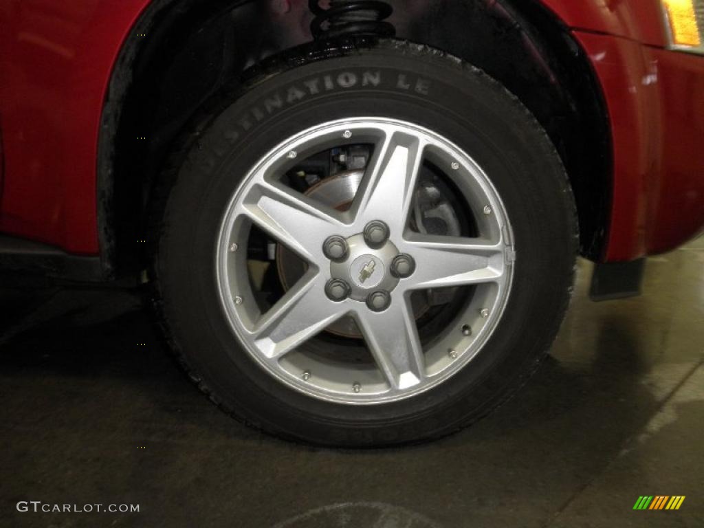 2005 Equinox LT AWD - Salsa Red Metallic / Light Gray photo #20