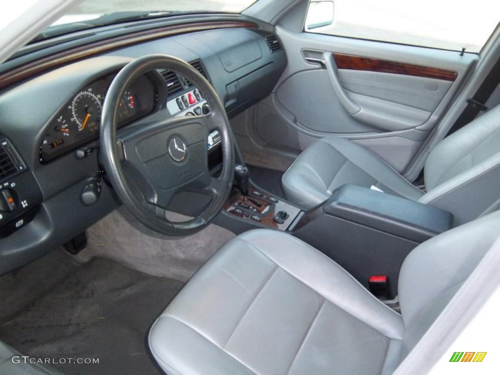 Grey Interior 2000 Mercedes-Benz C 230 Kompressor Sedan Photo #45487643