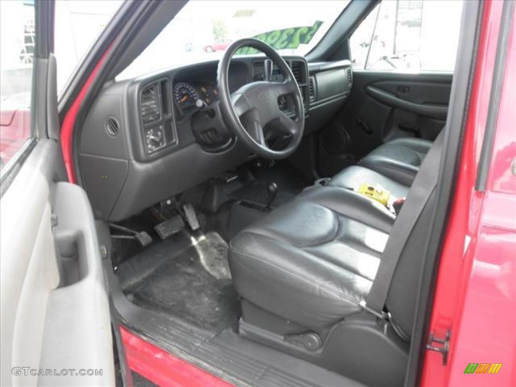 Dark Charcoal Interior 2003 Chevrolet Silverado 3500 Regular Cab 4x4 Chassis Dump Truck Photo #45487659