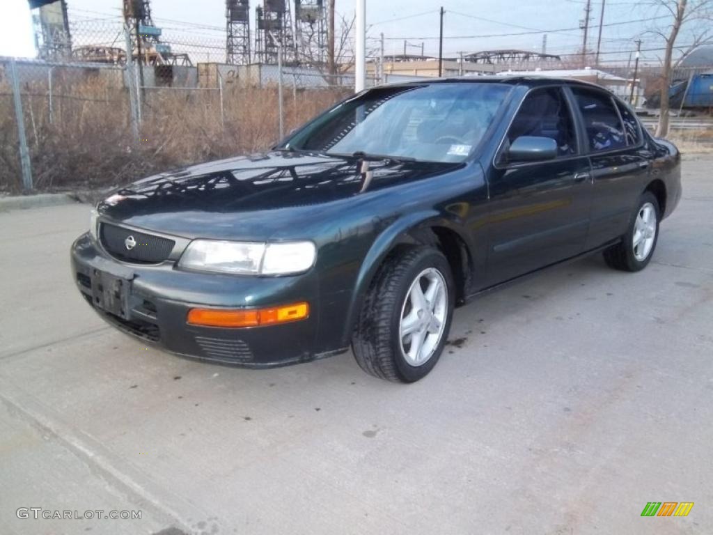 1995 Maxima SE - Black Emerald / Gray photo #1