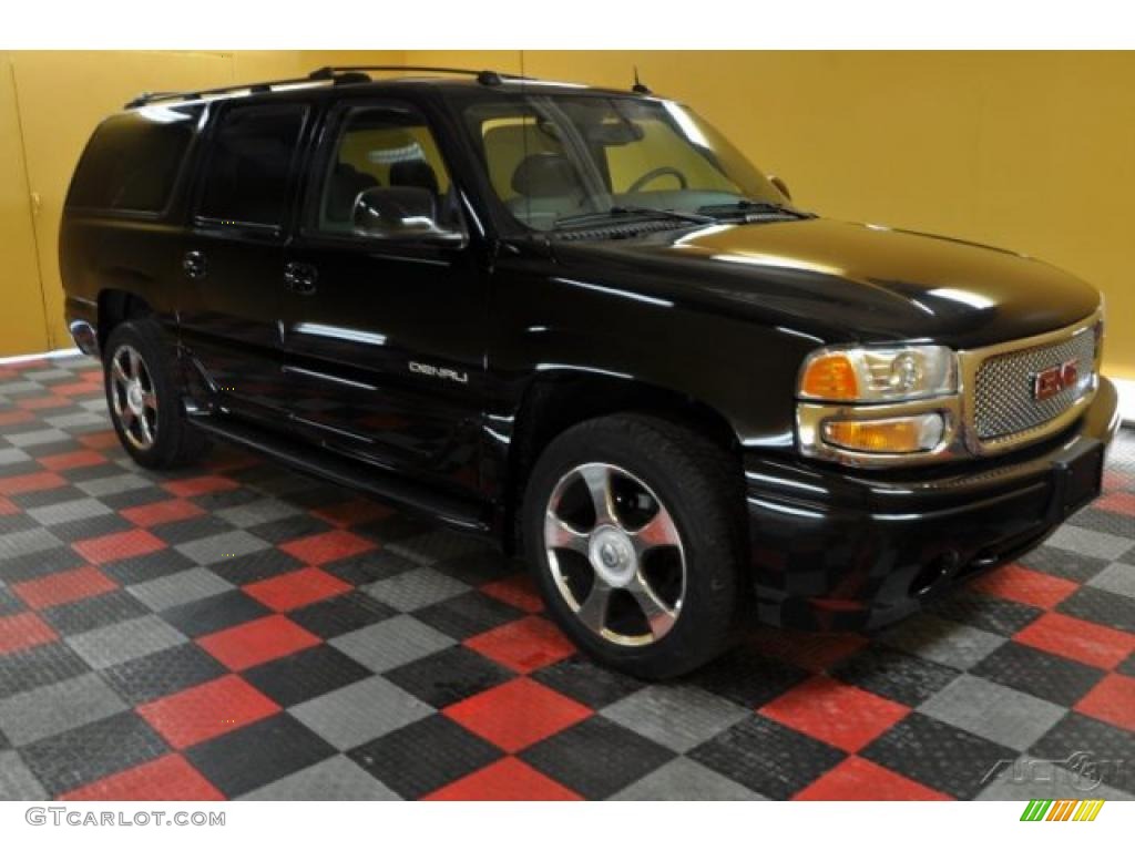 2004 Yukon XL Denali AWD - Onyx Black / Sandstone photo #1