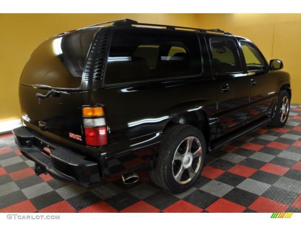 2004 Yukon XL Denali AWD - Onyx Black / Sandstone photo #4