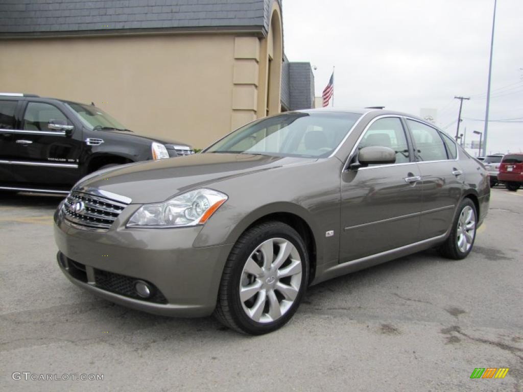 Umbria Gray Metallic 2007 Infiniti M 35 Sedan Exterior Photo #45491474