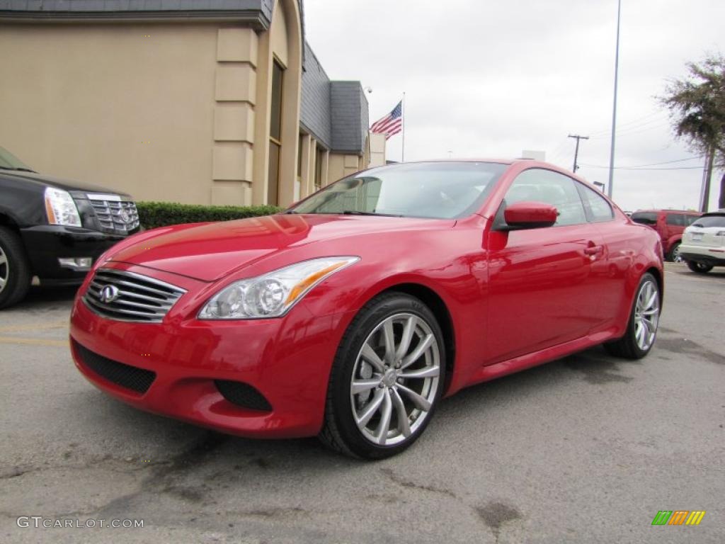 Vibrant Red 2008 Infiniti G 37 S Sport Coupe Exterior Photo #45491924