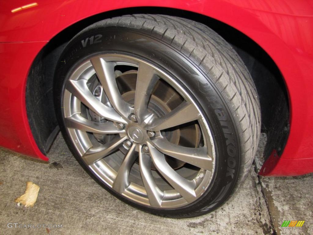 2008 Infiniti G 37 S Sport Coupe Wheel Photo #45492052