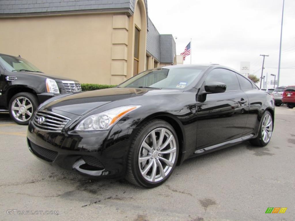 Black Obsidian 2008 Infiniti G 37 S Sport Coupe Exterior Photo #45492094