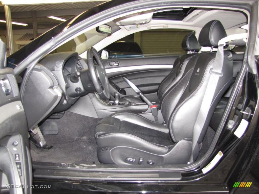 Graphite Interior 2008 Infiniti G 37 S Sport Coupe Photo #45492130
