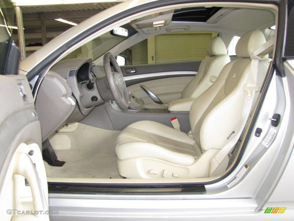 Wheat Interior 2008 Infiniti G 37 Journey Coupe Photo #45492614