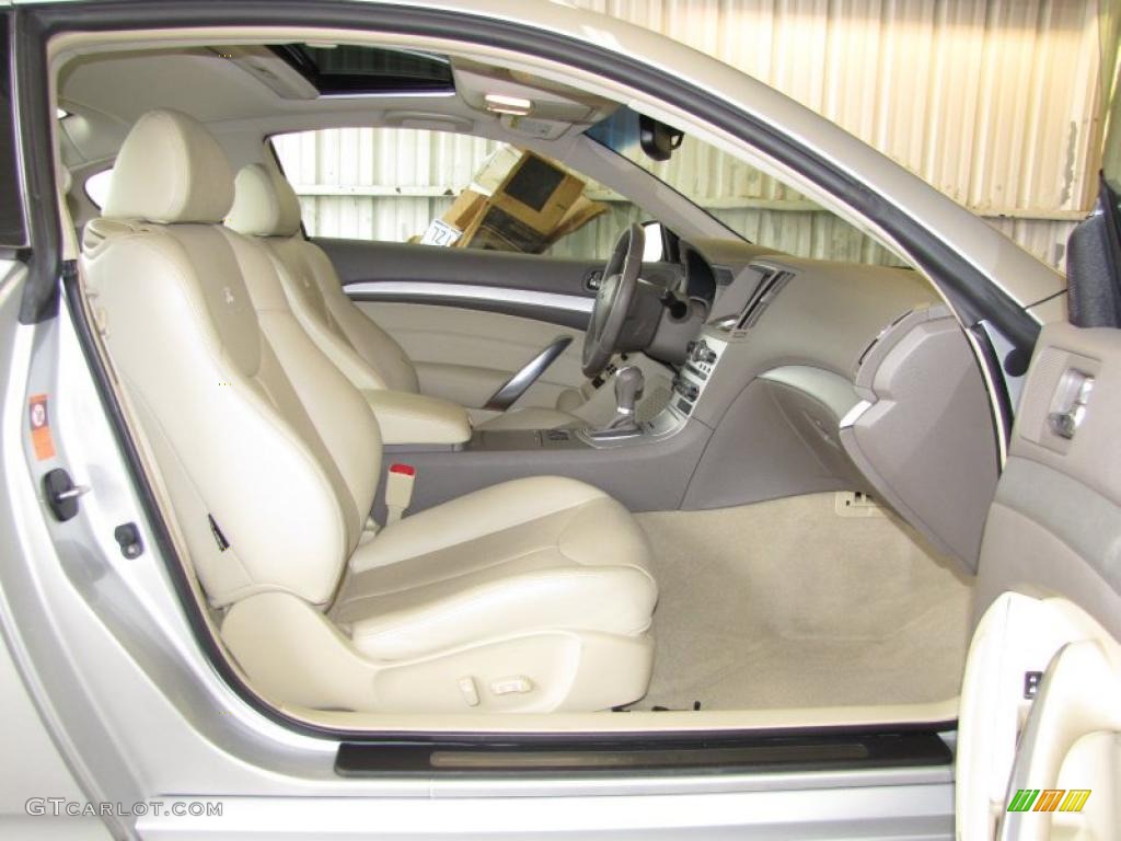 Wheat Interior 2008 Infiniti G 37 Journey Coupe Photo #45492618