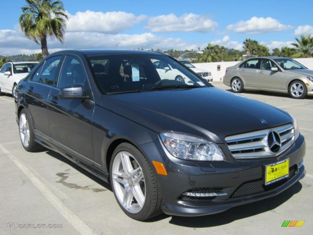 2011 C 350 Sport - Steel Grey Metallic / Black photo #1