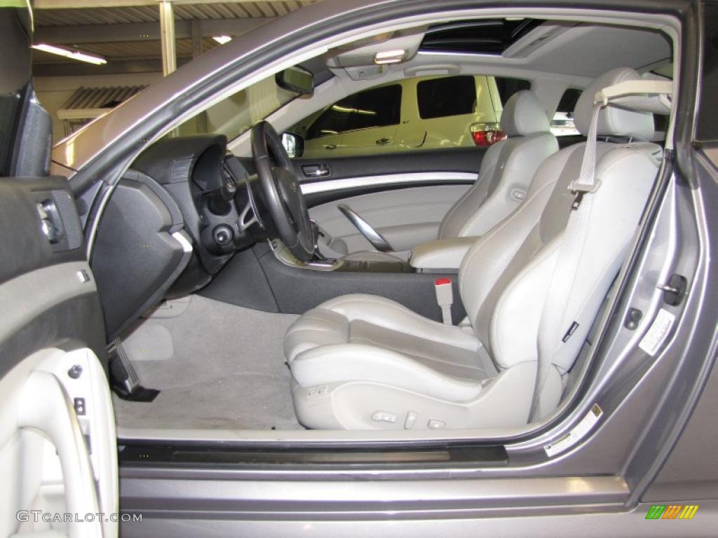 Stone Interior 2008 Infiniti G 37 S Sport Coupe Photo #45493162