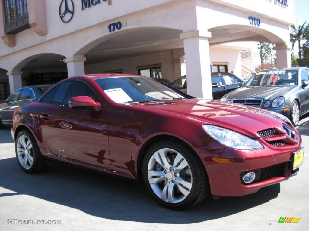 Storm Red Metallic Mercedes-Benz SLK