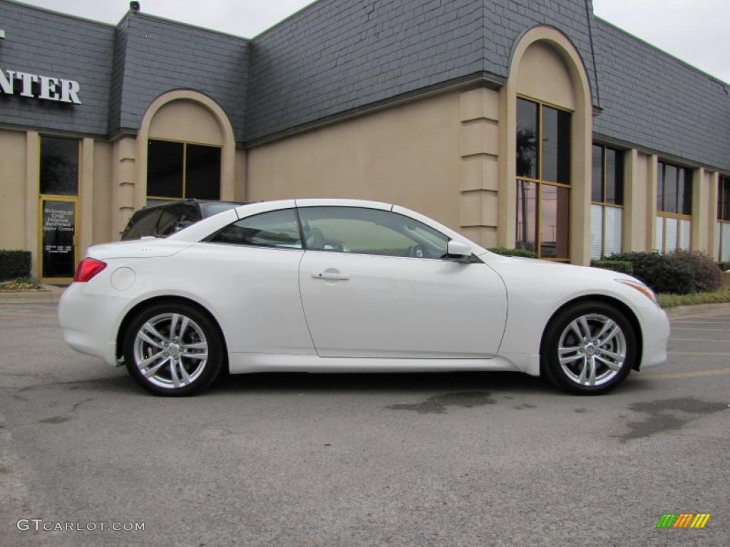 Moonlight White 2009 Infiniti G 37 Convertible Exterior Photo #45495215