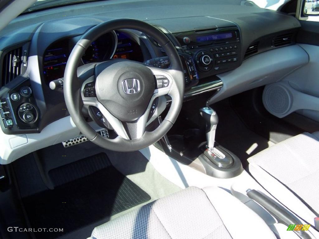 Gray Fabric Interior 2011 Honda CR-Z EX Sport Hybrid Photo #45499278