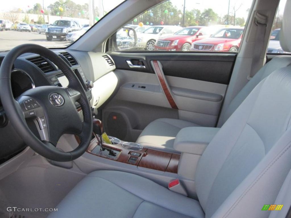 Ash Interior 2009 Toyota Highlander Limited Photo #45499282