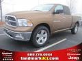 2011 Saddle Brown Pearl Dodge Ram 1500 Big Horn Quad Cab  photo #1