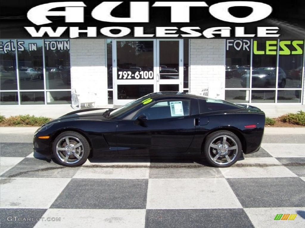 2010 Corvette Coupe - Black / Ebony Black photo #1