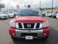 2010 Red Alert Nissan Titan LE Crew Cab  photo #9