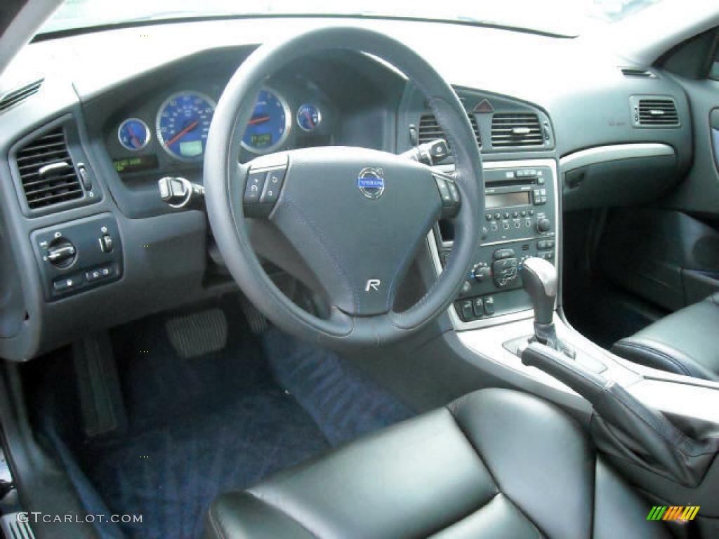 Nordkap Black/Blue R Metallic Interior 2007 Volvo S60 R AWD Photo #4549990