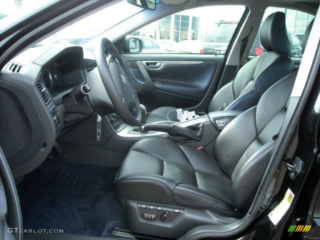 Nordkap Black/Blue R Metallic Interior 2007 Volvo S60 R AWD Photo #4550025