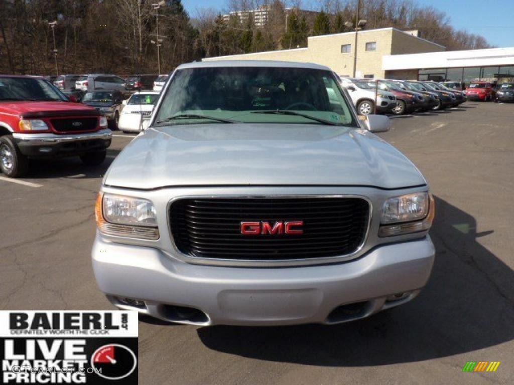 2000 Yukon Denali 4x4 - Silvermist Metallic / Stone Gray photo #2