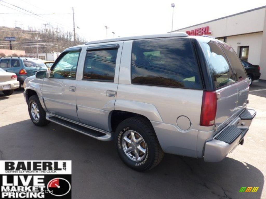 2000 Yukon Denali 4x4 - Silvermist Metallic / Stone Gray photo #5