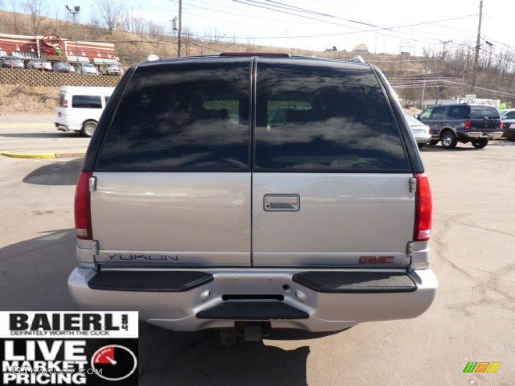 2000 Yukon Denali 4x4 - Silvermist Metallic / Stone Gray photo #6