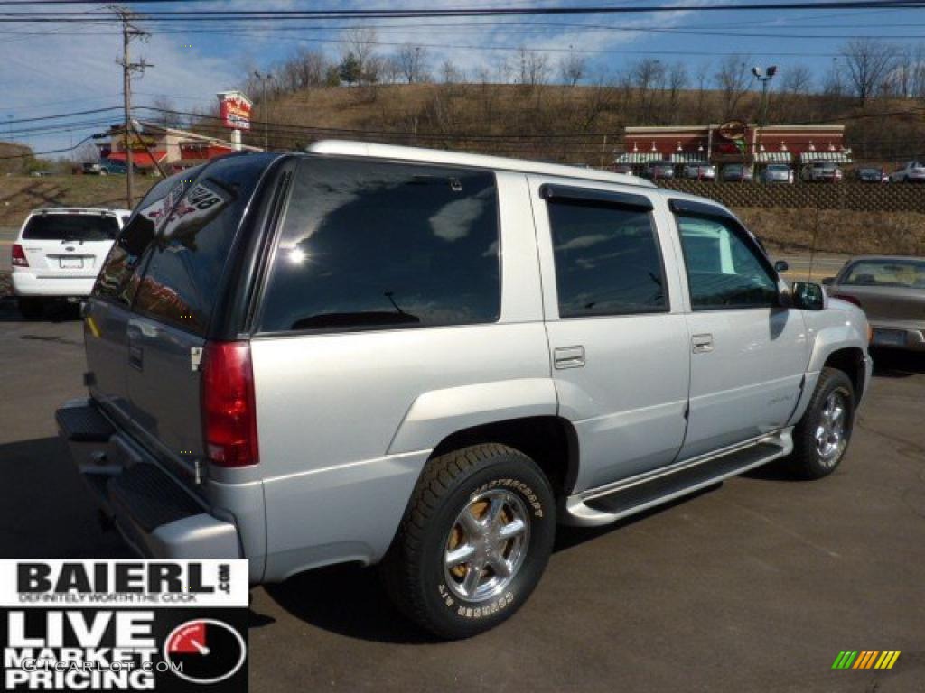 2000 Yukon Denali 4x4 - Silvermist Metallic / Stone Gray photo #7