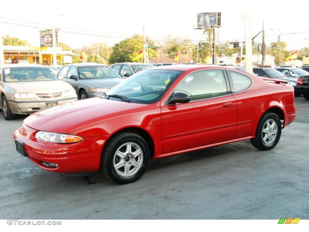 2003 Bright Red Oldsmobile Alero GL Coupe 45497963 Photo 3 GTCarLot