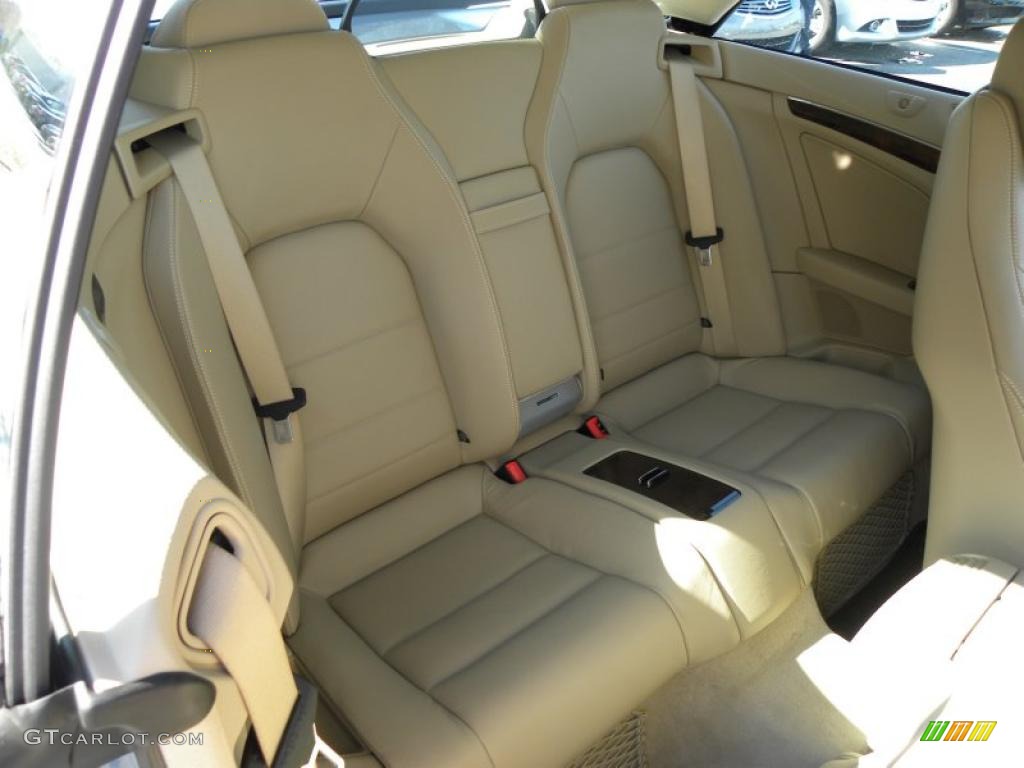 Almond/Mocha Interior 2011 Mercedes-Benz E 350 Cabriolet Photo #45502101