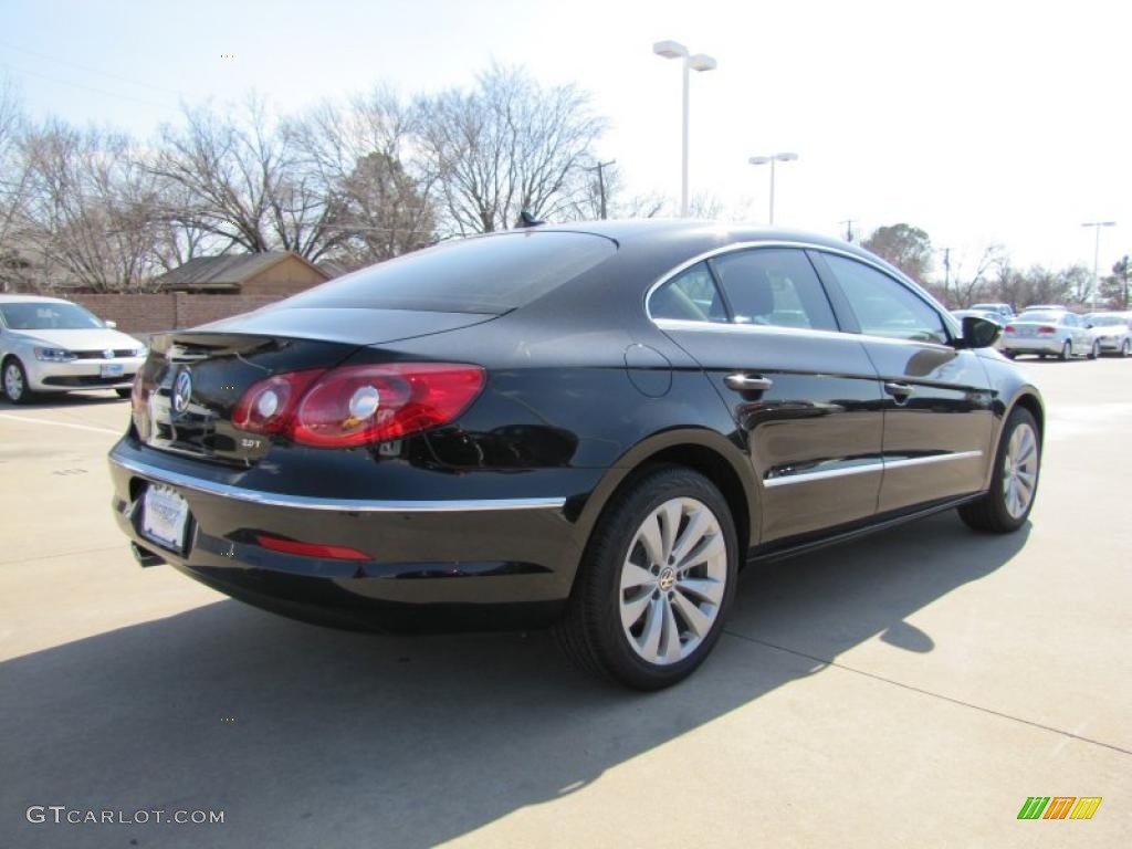 Deep Black Metallic 2011 Volkswagen CC Sport Exterior Photo #45502779