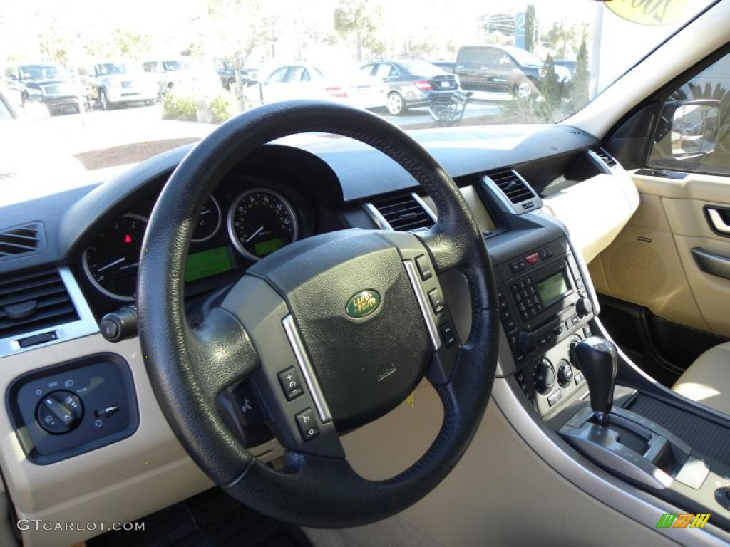 2007 Range Rover Sport HSE - Arctic Frost Metallic / Alpaca Beige photo #3