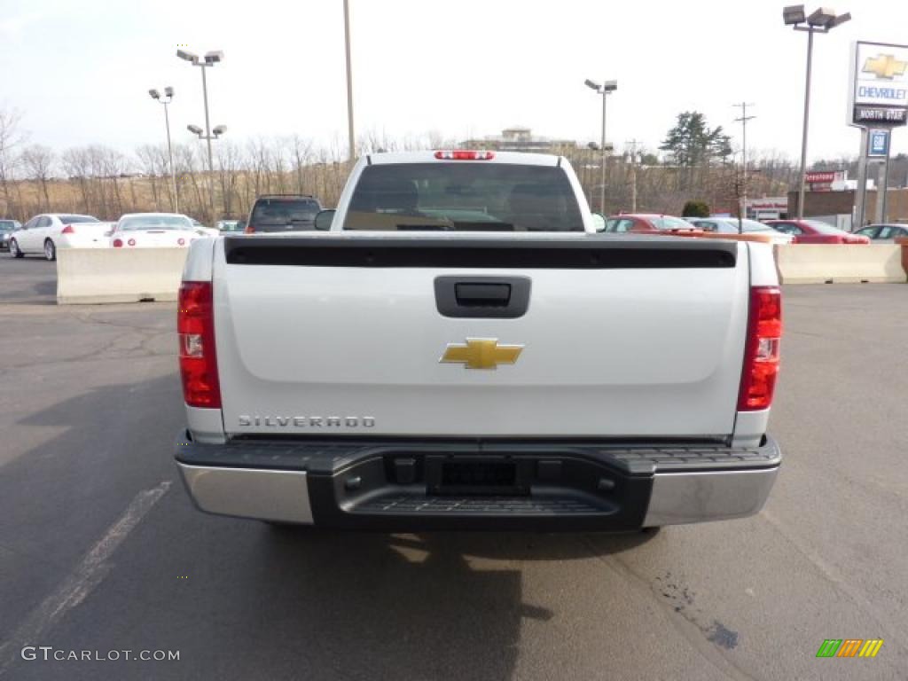 2011 Silverado 1500 Regular Cab 4x4 - Sheer Silver Metallic / Dark Titanium photo #6