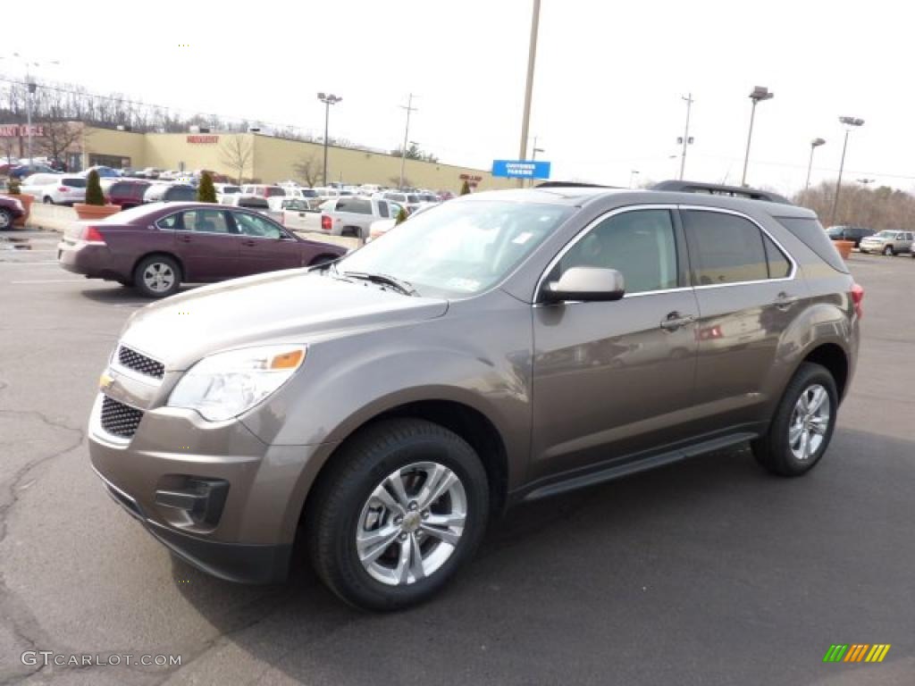 Mocha Steel Metallic 2011 Chevrolet Equinox LT AWD Exterior Photo #45503111