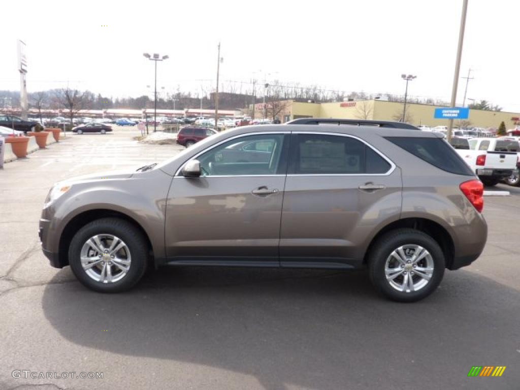 Mocha Steel Metallic 2011 Chevrolet Equinox LT AWD Exterior Photo #45503115