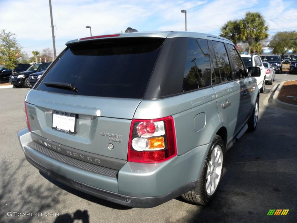 2007 Range Rover Sport HSE - Arctic Frost Metallic / Alpaca Beige photo #12