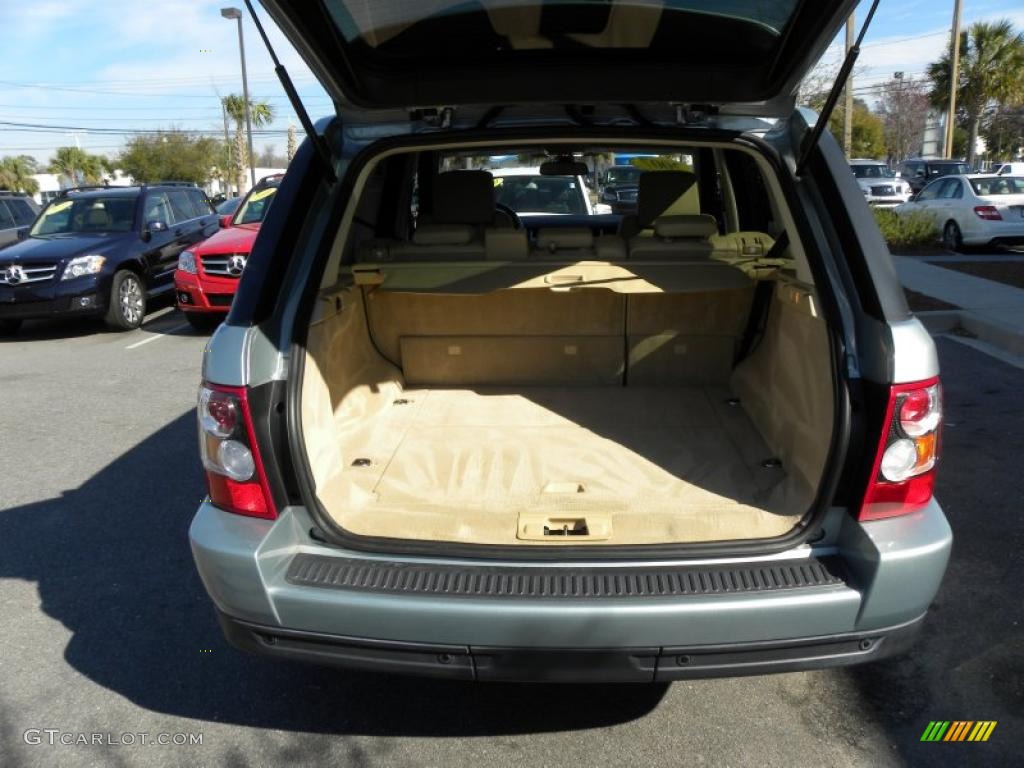 2007 Range Rover Sport HSE - Arctic Frost Metallic / Alpaca Beige photo #13