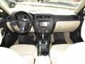 Cornsilk Beige 2011 Volkswagen Jetta SE Sedan Dashboard
