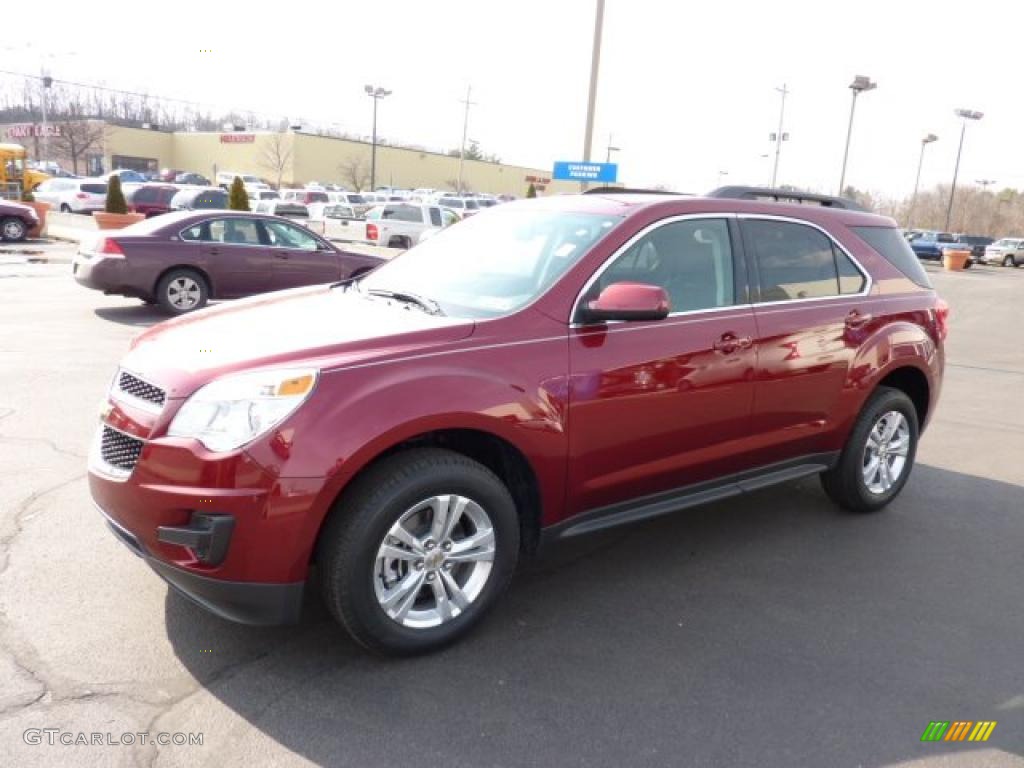 Cardinal Red Metallic 2011 Chevrolet Equinox LT AWD Exterior Photo #45503631