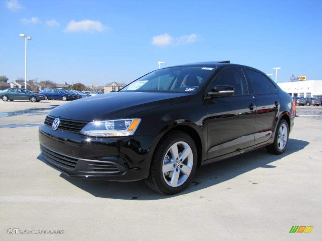 Black 2011 Volkswagen Jetta TDI Sedan Exterior Photo #45504199