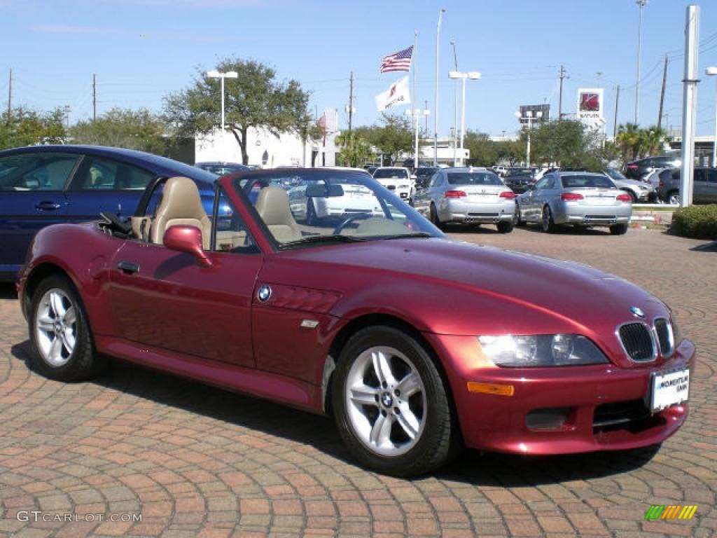 2000 Z3 2.3 Roadster - Siena Red Metallic / Beige photo #2