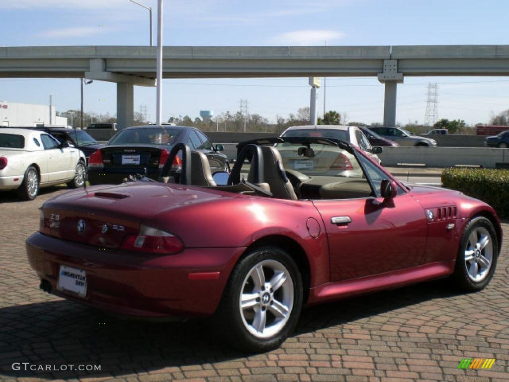 2000 Z3 2.3 Roadster - Siena Red Metallic / Beige photo #3