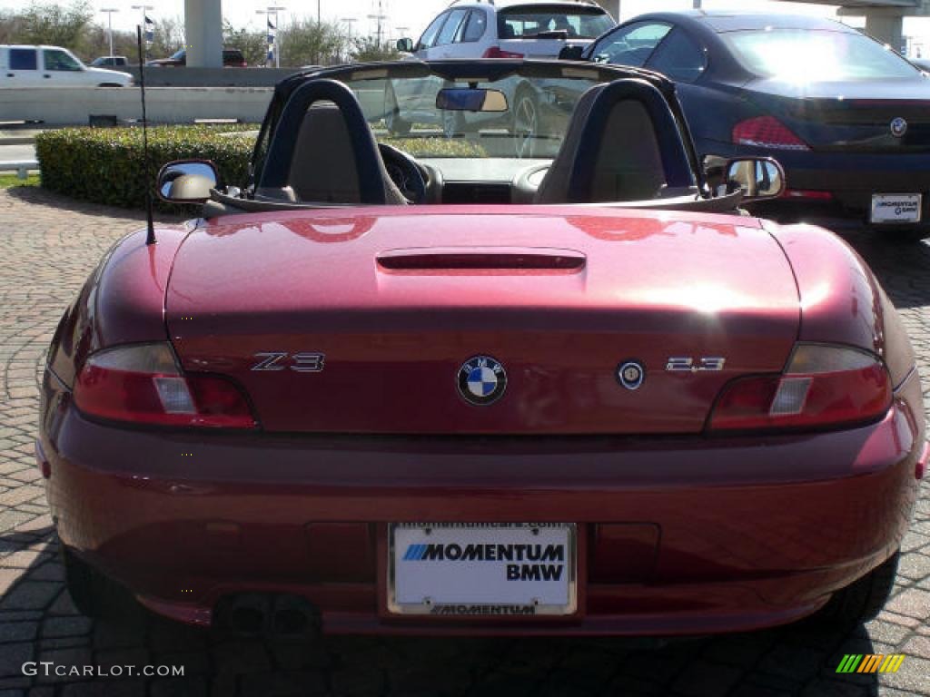 2000 Z3 2.3 Roadster - Siena Red Metallic / Beige photo #4