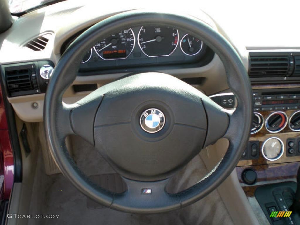 2000 Z3 2.3 Roadster - Siena Red Metallic / Beige photo #10