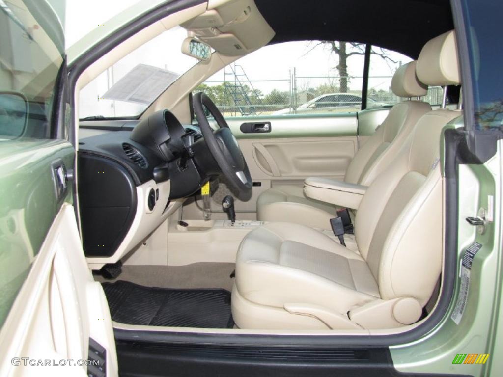 Cream Interior 2007 Volkswagen New Beetle 2.5 Convertible Photo #45504899