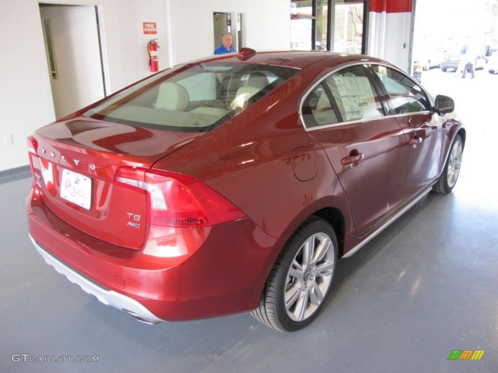 Flamenco Red Metallic 2011 Volvo S60 T6 AWD Exterior Photo #45506023