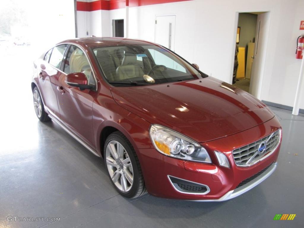 Flamenco Red Metallic 2011 Volvo S60 T6 AWD Exterior Photo #45506039