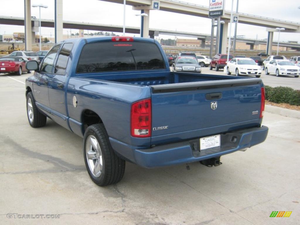 2006 Ram 1500 Sport Quad Cab - Atlantic Blue Pearl / Medium Slate Gray photo #3