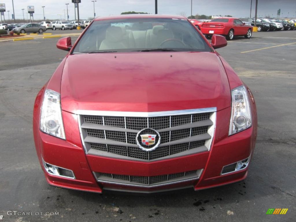 Crystal Red Tintcoat 2011 Cadillac CTS Coupe Exterior Photo #45507403