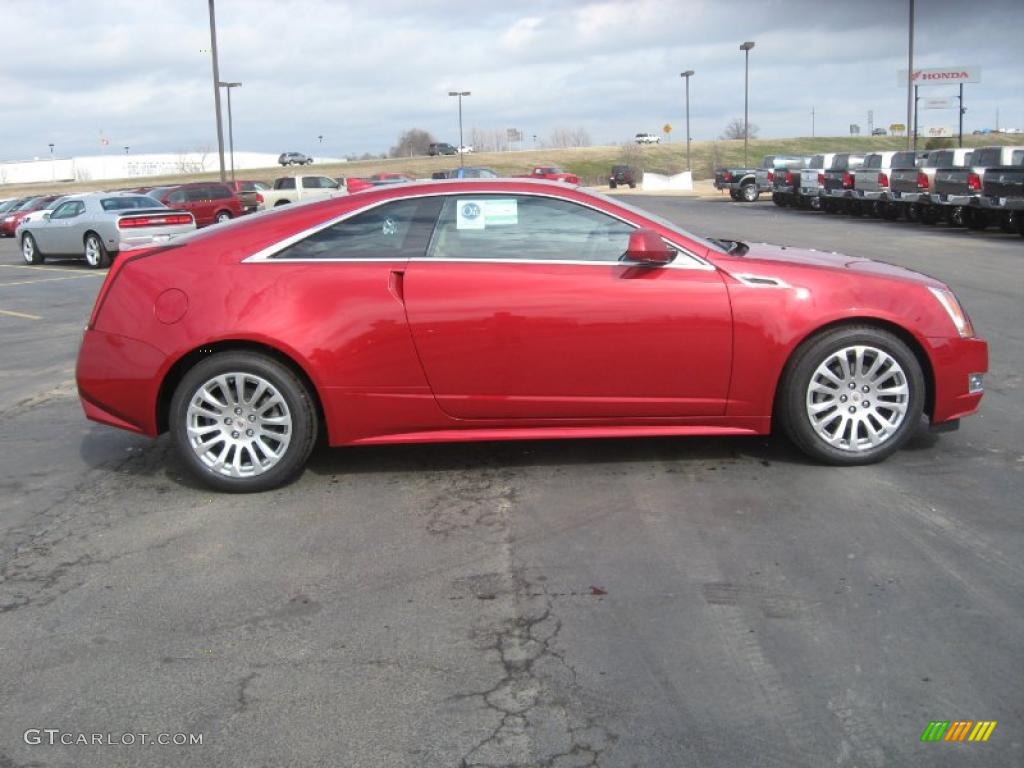 Crystal Red Tintcoat 2011 Cadillac CTS Coupe Exterior Photo #45507411